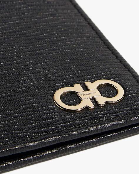 Buy Ferragamo Revival Gancio Billfold Wallet Black Color Men AJIO LUXE