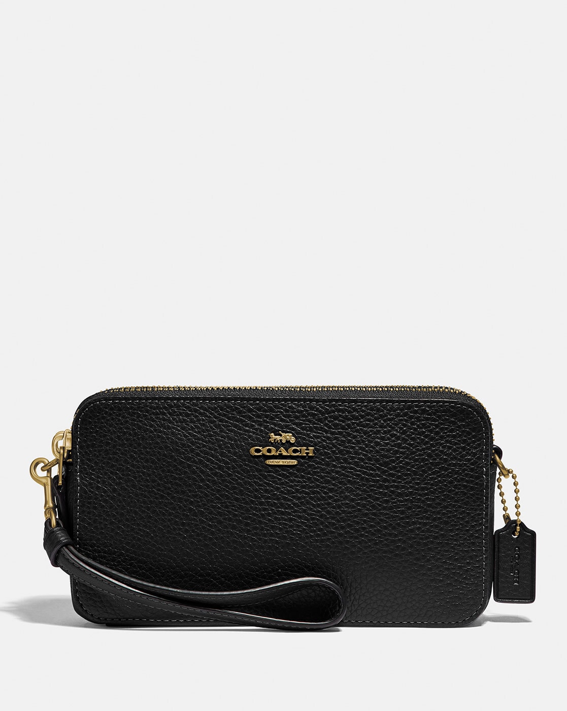 Coach Crossbody Strap Black Leather ref.170284 - Joli Closet