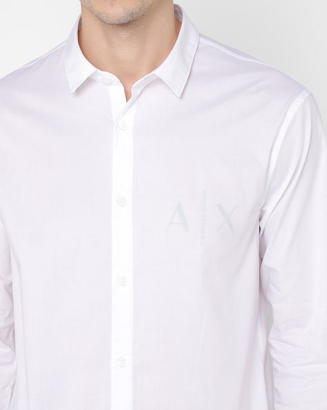 Regular Fit Shirt with Back Print