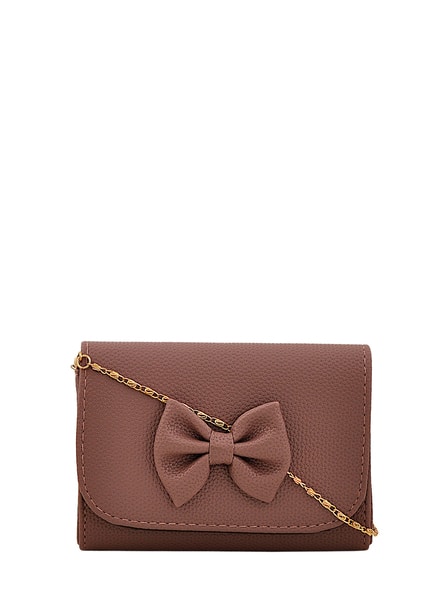 Textured Handbag with Sling Bag (Image - 2)
