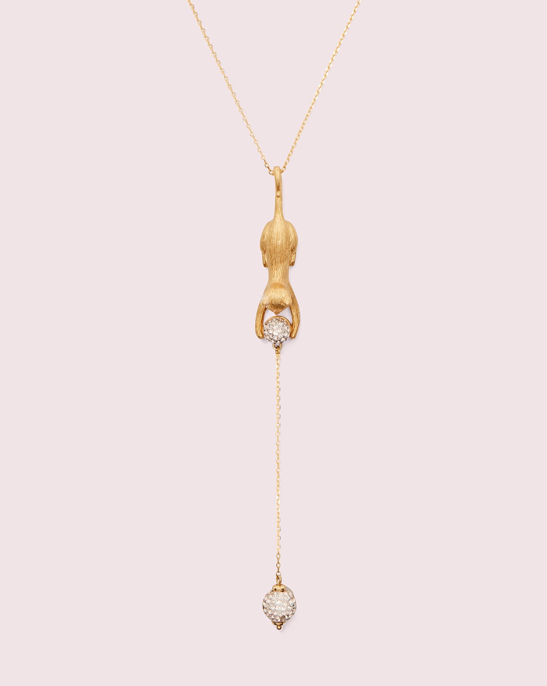 Buy KATE SPADE House Cat Pave Y Necklace | Gold-Toned Color Women | AJIO  LUXE