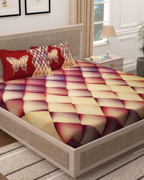 Buy Multicoloured Bedsheets for Home & Kitchen by Story@Home Online