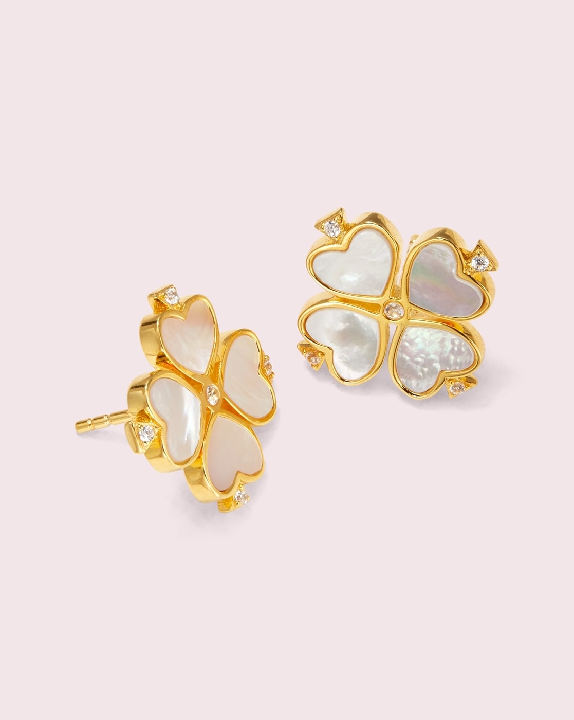 Buy KATE SPADE Legacy Logo Flower Stud Earrings, Gold-Toned Color Women