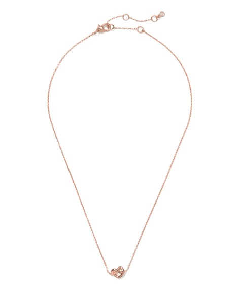 Kate spade loves on sale me knot necklace