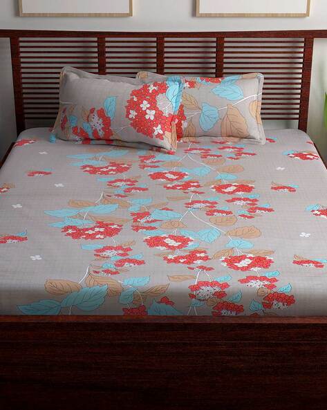 Buy Multicoloured Bedsheets for Home & Kitchen by Story@Home Online