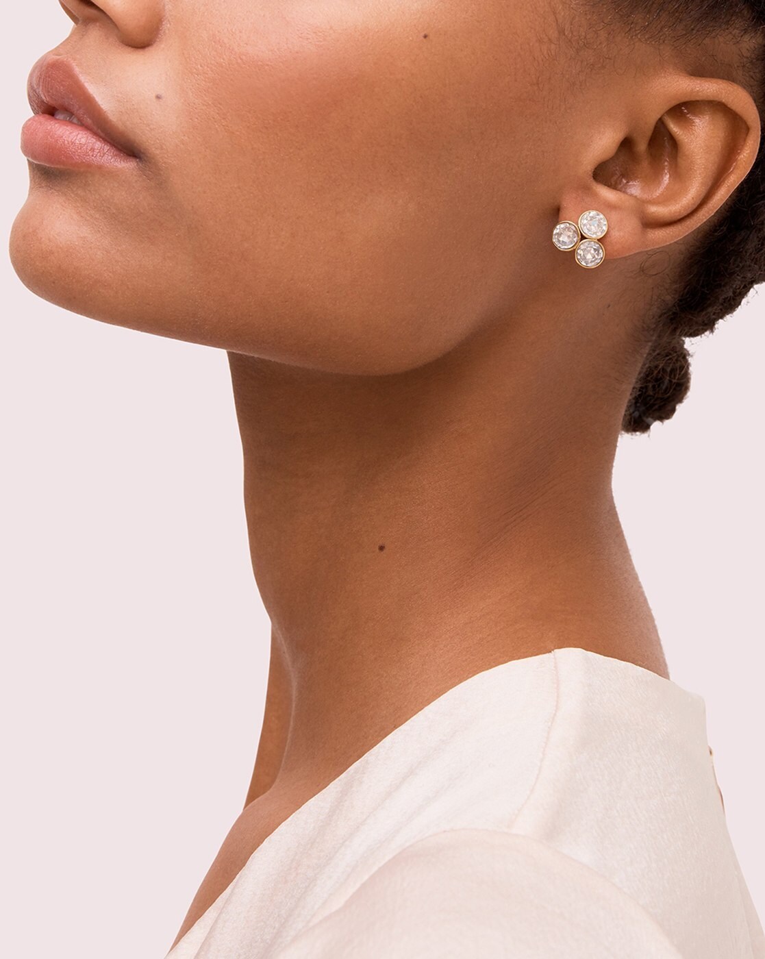 Buy KATE SPADE Reflecting Pool Cluster Stud Earrings | White Color Women |  AJIO LUXE