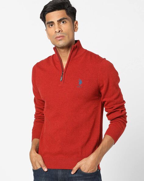 Polo sweater 2024 with zipper