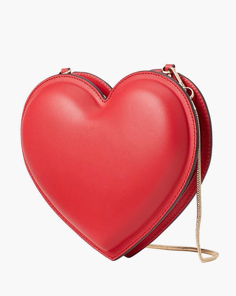 Buy KATE SPADE Heart Shaped Crossbody Bag | Red Color Women | AJIO LUXE