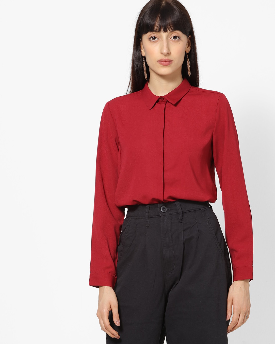 Buy Red Shirts for Men by PARK AVENUE Online | Ajio.com