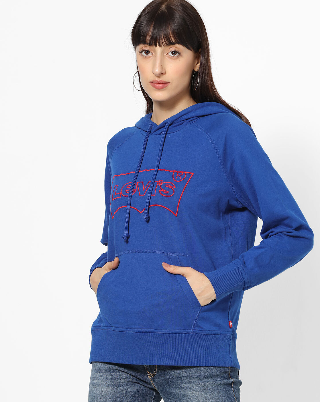 Buy Blue Sweatshirt & Hoodies for Women by LEVIS Online