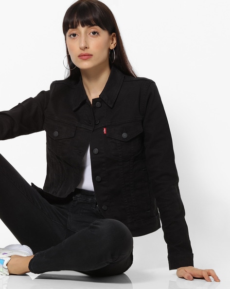 Buy Black Jackets & Coats for Women by LEVIS Online 