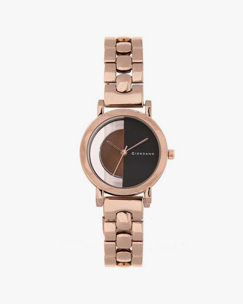 giordano rose gold watch