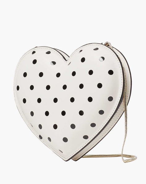 Buy KATE SPADE Polka-Dot Print Heart Shaped Crossbody Bag