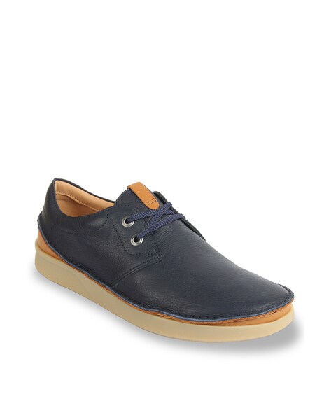 clarks navy blue