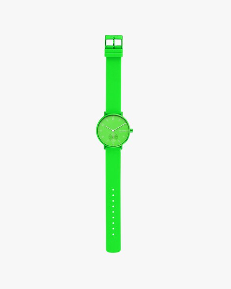 Buy WAVE LONDON Coral Neon Green Unisex Watch | Shoppers Stop