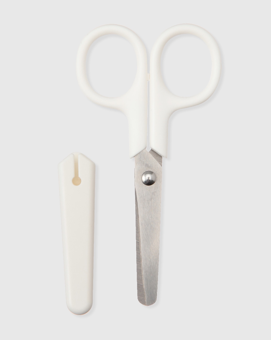 MUJI Stainless Steel Scissors Clear About 15.5 cm