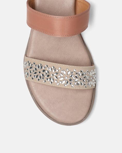Embellished Strappy Flat Sandals (Image - 2)