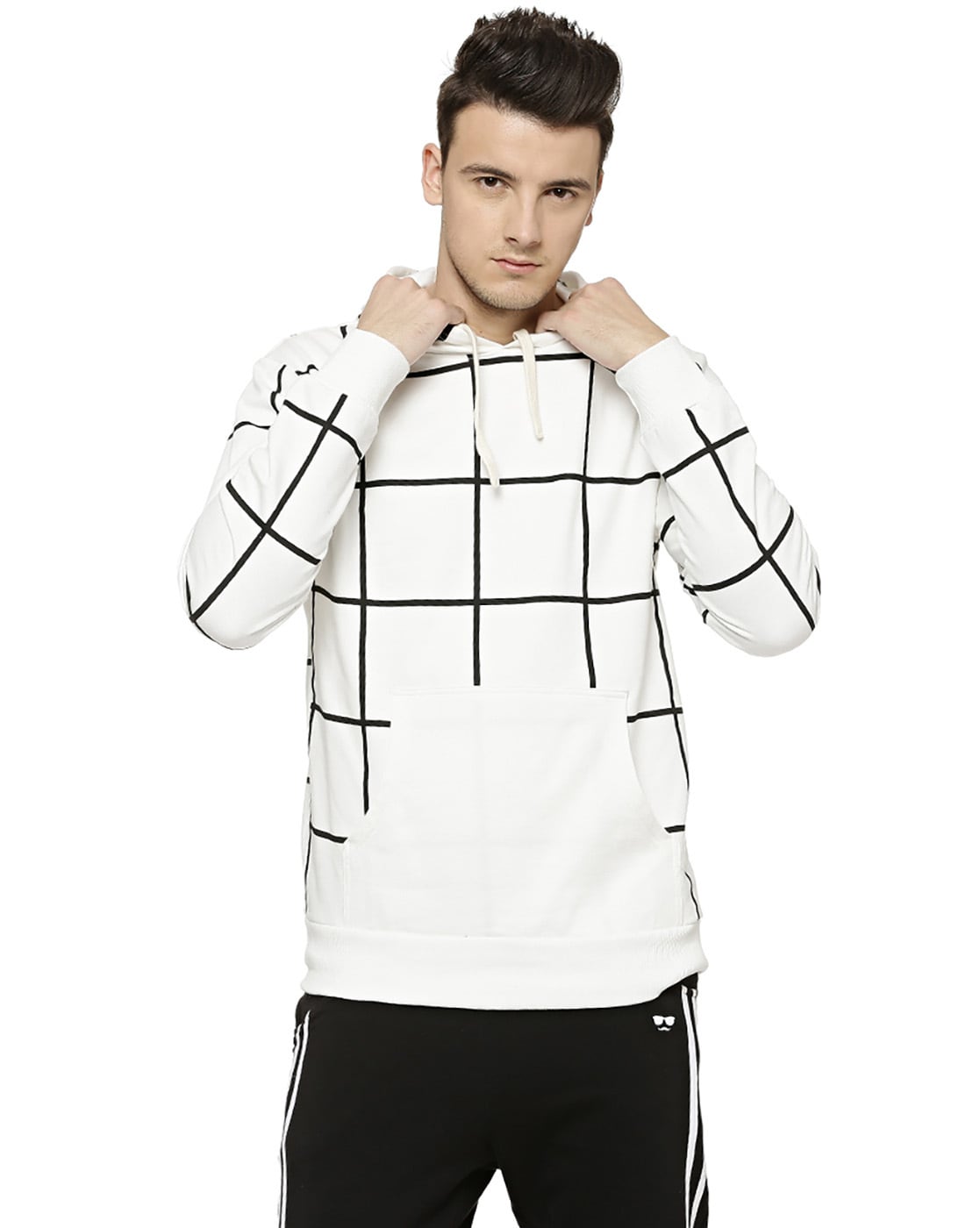 campus sutra full sleeve solid men's sweatshirt