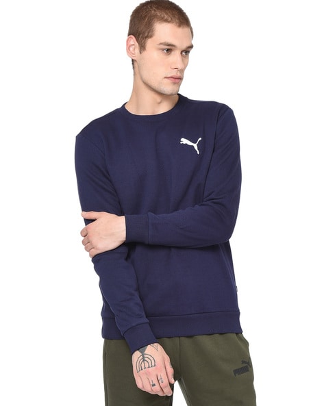 puma navy blue sweatshirt