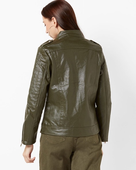 Buy Olive Green Jackets & Coats for Women by DNMX Online