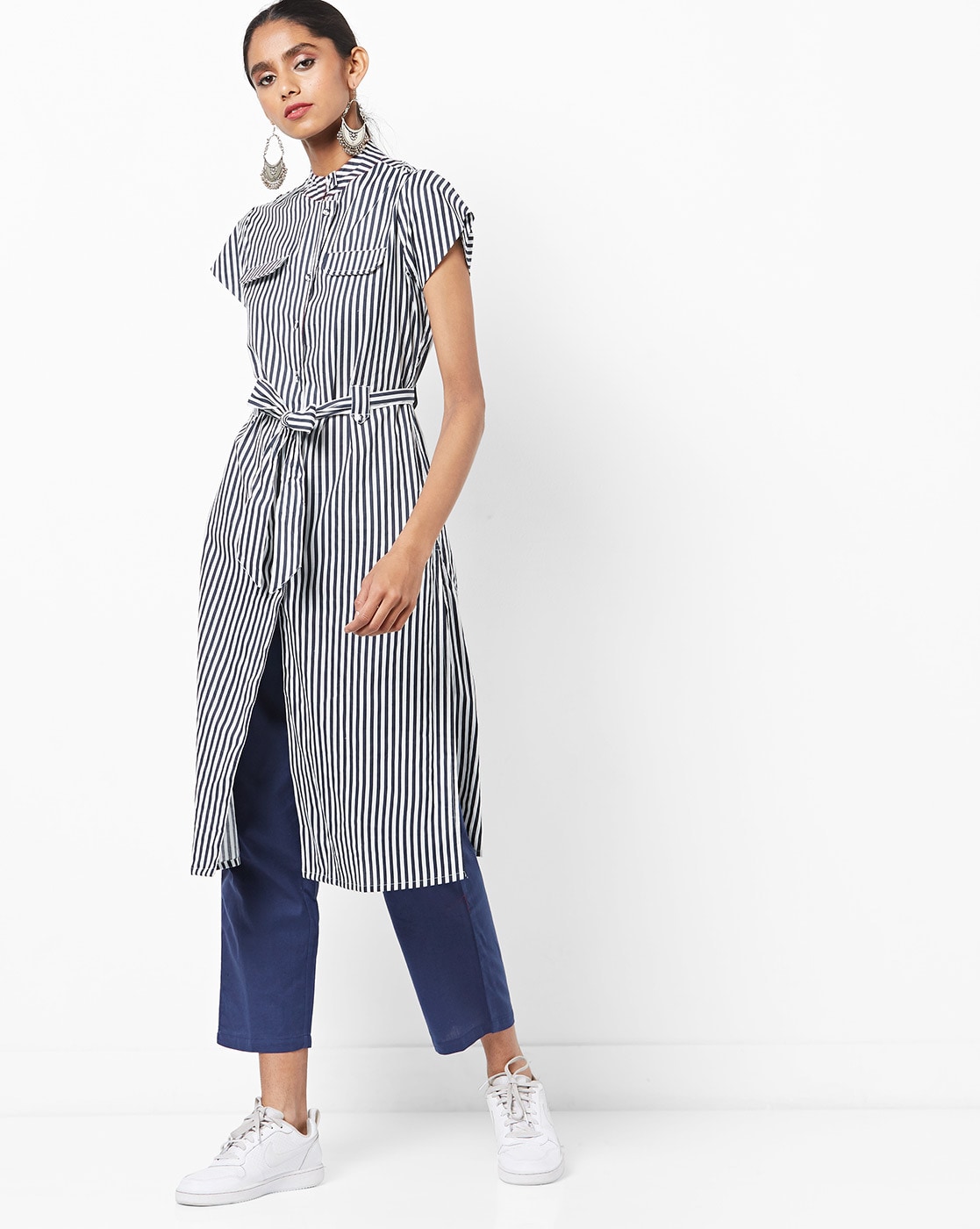 belted kurtis