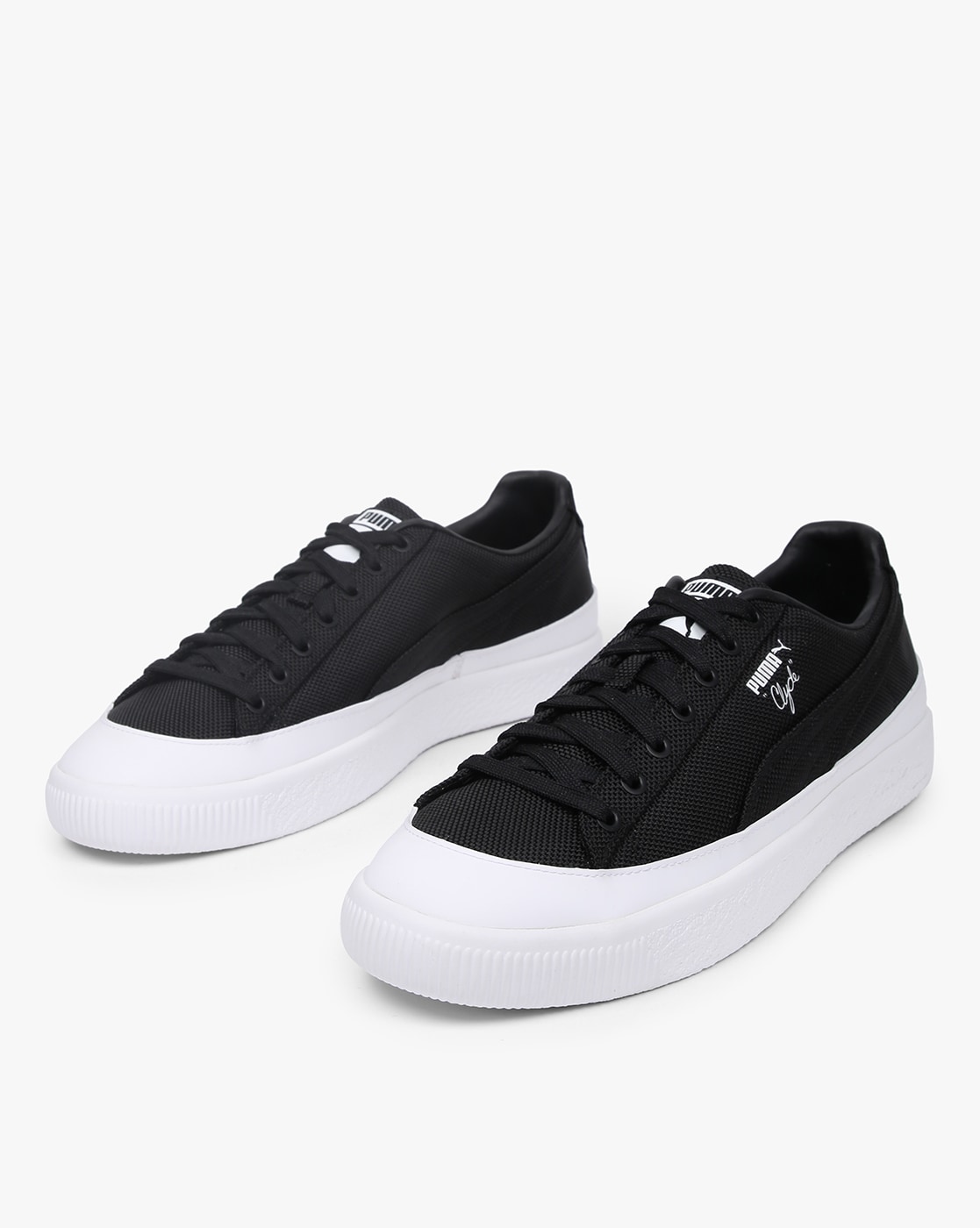 puma clyde rubber toe leather