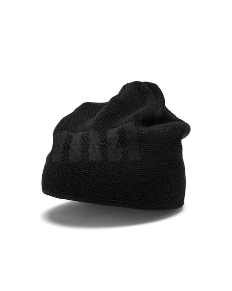 puma beanie with signature branding