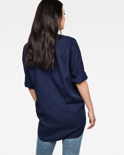 Karl Lagerfeld Jeans Organic Cotton Denim Shirt - Farfetch
