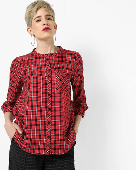 Buy Red Shirts for Women by DNMX Online