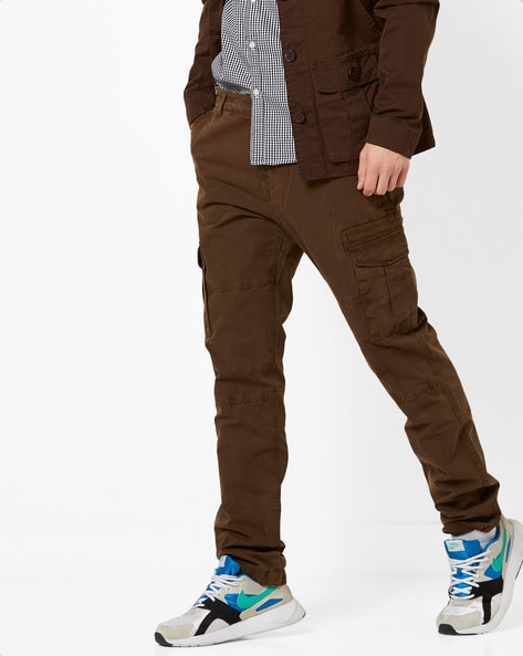 Buy Brown Trousers & Pants for Men by U.S. Polo Assn. Online | Ajio.com