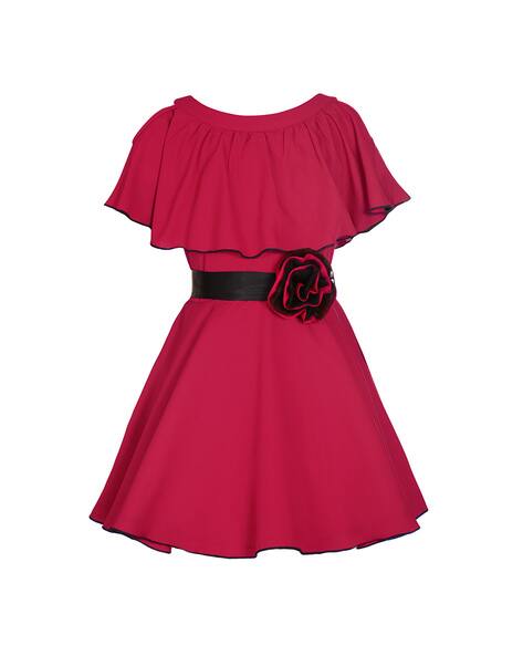 magenta dress casual