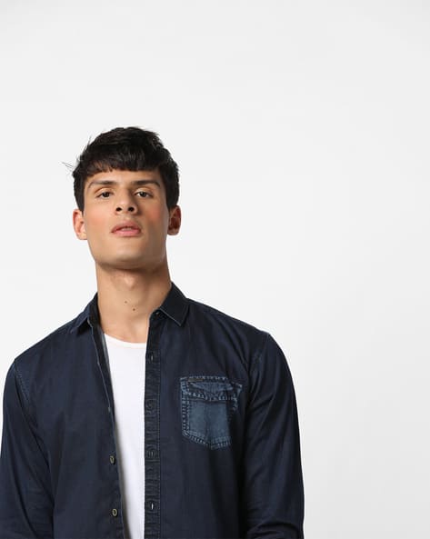 Bailey Slim Fit Denim Shirt