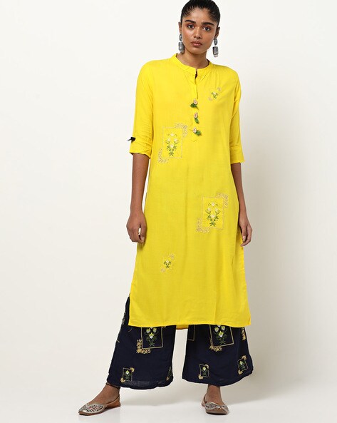 Buy Regular Cotton Palazzo Suit for Women Online in India - Indya