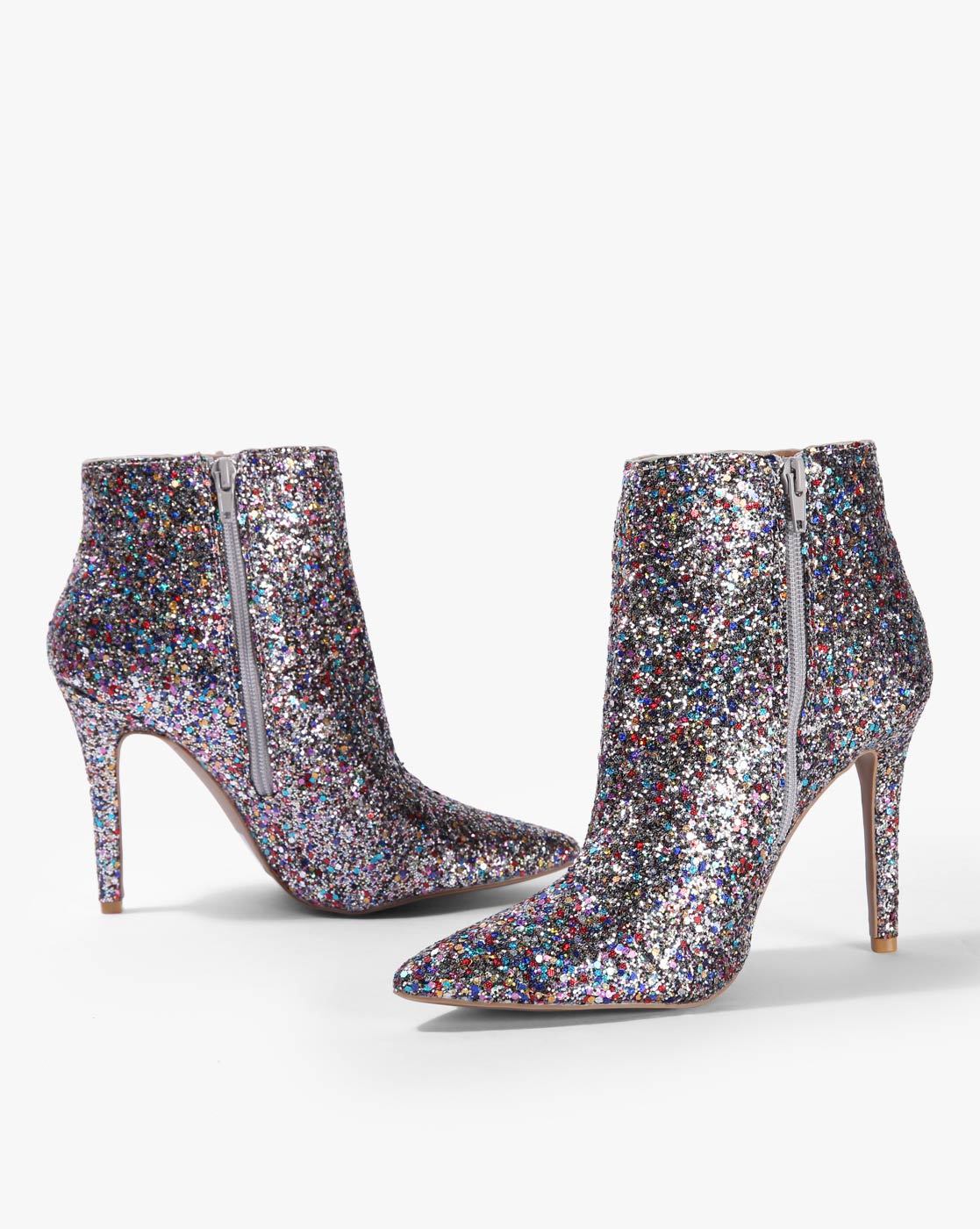 qupid pointed high heeled shoes