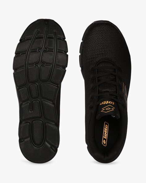 lotto men's vertigo black running shoes