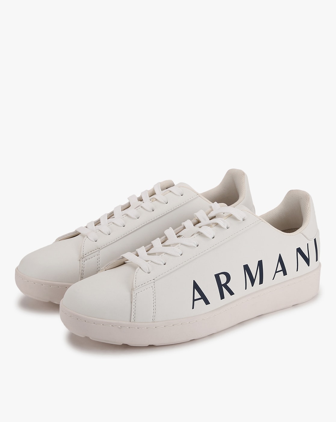 white sneakers armani