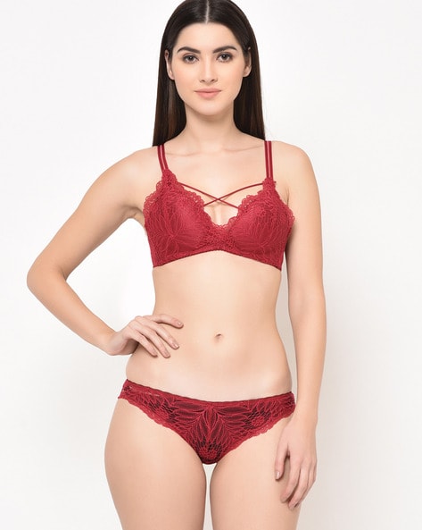 Buy Red Lingerie Sets for Women by Da Intimo Online