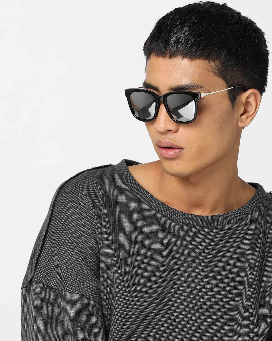 wayfarer mirrored sunglasses