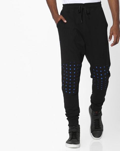 knee cut track pants