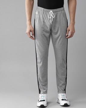 Track Pants with Contrast Side Panels