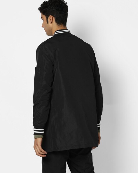 Longline baseball sale jacket