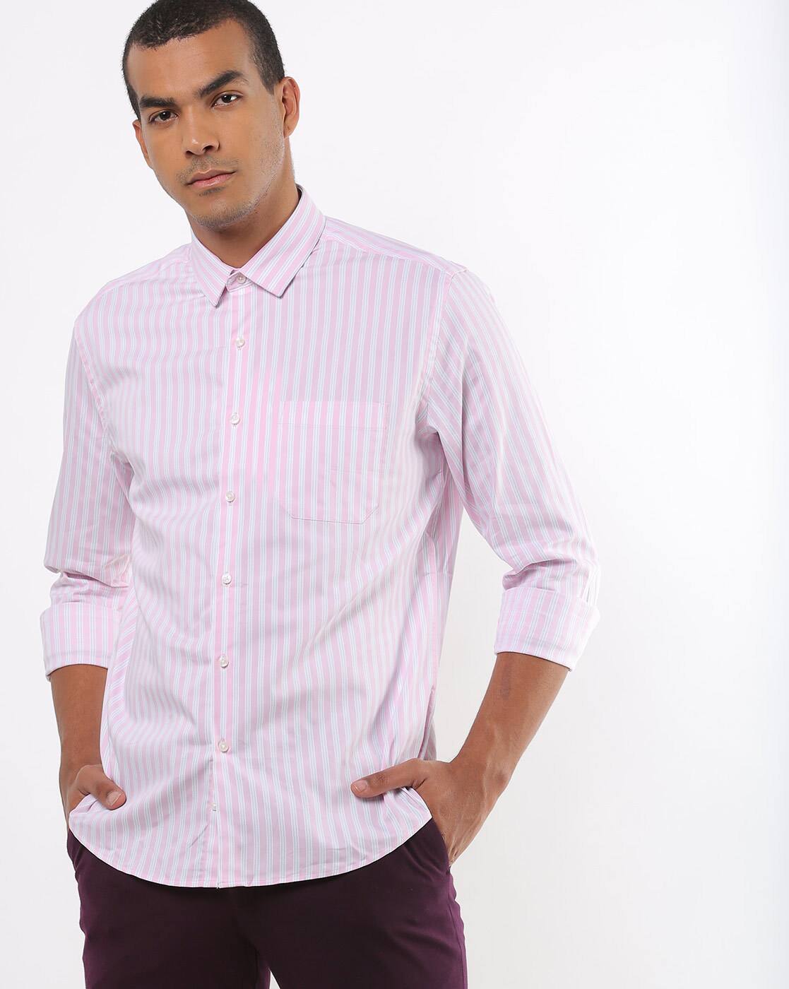 Buy Pink Shirts for Men by NETWORK 