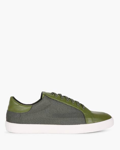 dark green sneakers men