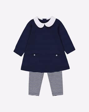 A-line Cotton Dress with Front Pockets-image-39