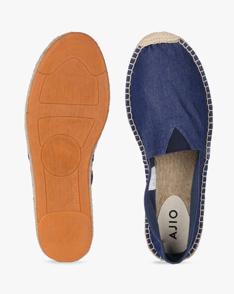 Slip On Espadrilles with Contrast Stitch