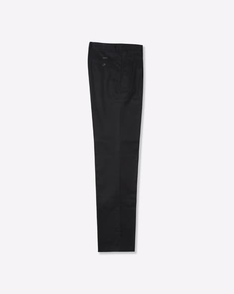 ZAYANQA Men Regular fit Formal Trouser Poly Cotton Fabric Wrinkle Free Pants  2 Colours Black Grey