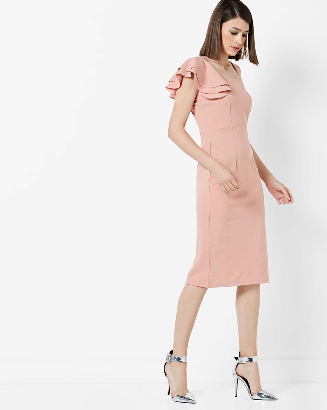 Light Pink Sheath Dress