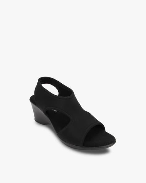 Peep-Toe Wedges with Cutouts (Image - 2)