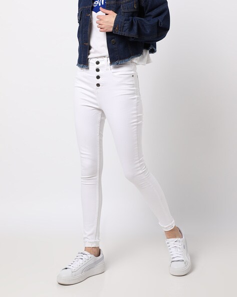 white colour jeans