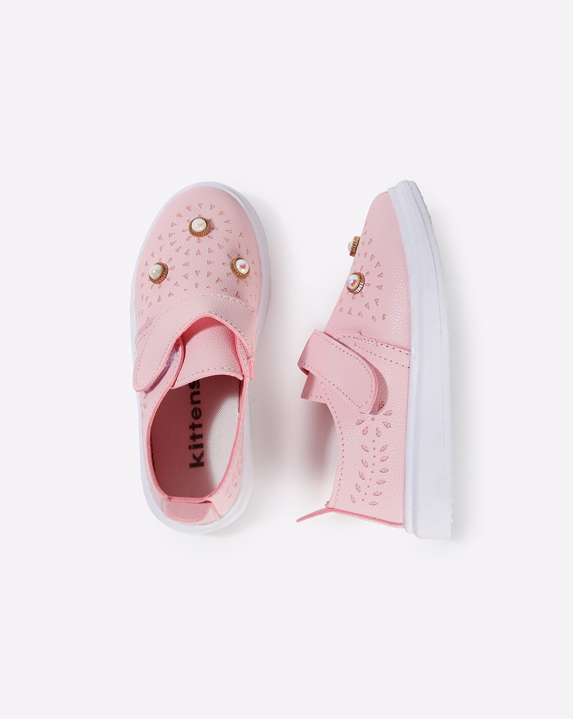 Buy Baby Pink Casual Shoes for Girls by 